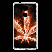 Coque Huawei Ascend Mate 7 Cannabis en feu