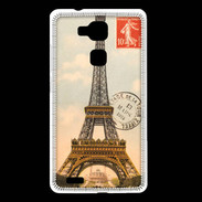 Coque Huawei Ascend Mate 7 Vintage Tour Eiffel carte postale