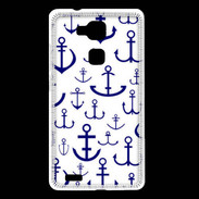 Coque Huawei Ascend Mate 7 Dessin d'Ancre de Bateaux