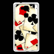 Coque Huawei Ascend Mate 7 Carte de poker vintage 50