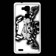 Coque Huawei Ascend Mate 7 Tête de mort Gangster