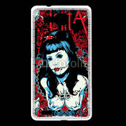 Coque Huawei Ascend Mate 7 Dessin femme gothique