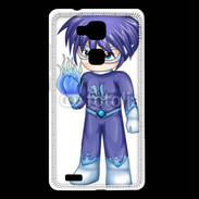 Coque Huawei Ascend Mate 7 Chibi style illustration of a superhero