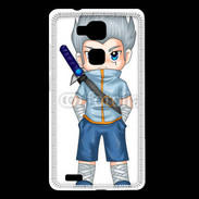 Coque Huawei Ascend Mate 7 Chibi style illustration of a superhero 2