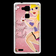 Coque Huawei Ascend Mate 7 Dessin femme sexy style Betty Boop