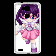 Coque Huawei Ascend Mate 7 Chibi style illustration of a super-heroine 25