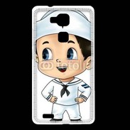 Coque Huawei Ascend Mate 7 Cute cartoon illustration of a sailor
