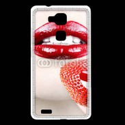 Coque Huawei Ascend Mate 7 Bouche sexy rouge à lèvre gloss rouge fraise