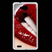 Coque Huawei Ascend Mate 7 Bouche fatale rouge