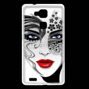 Coque Huawei Ascend Mate 7 Visage glamour en dessin 500