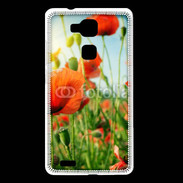 Coque Huawei Ascend Mate 7 Champs de coquelicots