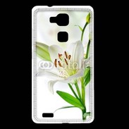 Coque Huawei Ascend Mate 7 Fleurs de Lys blanc