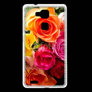 Coque Huawei Ascend Mate 7 Bouquet de roses multicouleurs