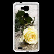 Coque Huawei Ascend Mate 7 Belle rose Jaune 50