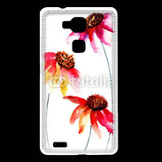 Coque Huawei Ascend Mate 7 Belles fleurs en peinture