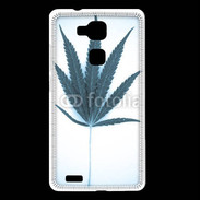 Coque Huawei Ascend Mate 7 Marijuana en bleu et blanc