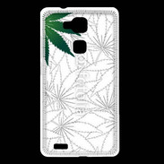 Coque Huawei Ascend Mate 7 Fond cannabis