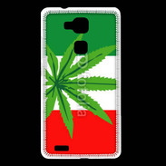 Coque Huawei Ascend Mate 7 Drapeau italien cannabis