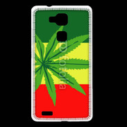Coque Huawei Ascend Mate 7 Drapeau reggae cannabis