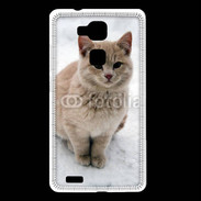 Coque Huawei Ascend Mate 7 Chat dans la neige