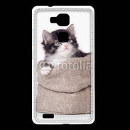 Coque Huawei Ascend Mate 7 Chaton dans un sac