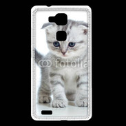 Coque Huawei Ascend Mate 7 Chaton gris en balade