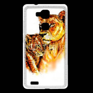 Coque Huawei Ascend Mate 7 Illustration de félins