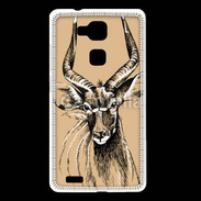 Coque Huawei Ascend Mate 7 Antilope mâle en dessin