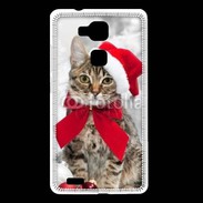 Coque Huawei Ascend Mate 7 chat de noël 500