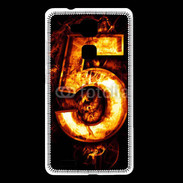 Coque Huawei Ascend Mate 7 Cinq en feu