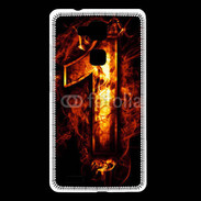 Coque Huawei Ascend Mate 7 Un en feu