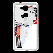 Coque Huawei Ascend Mate 7 Paire d'as au poker 5