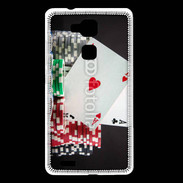 Coque Huawei Ascend Mate 7 Paire d'as au poker 6