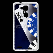 Coque Huawei Ascend Mate 7 Poker bleu et noir 2