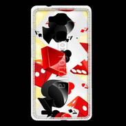 Coque Huawei Ascend Mate 7 Carte et dés en folie