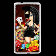 Coque Huawei Ascend Mate 7 Lady au casino