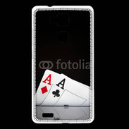 Coque Huawei Ascend Mate 7 Paire d'As au poker 85
