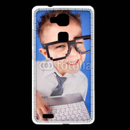 Coque Huawei Ascend Mate 7 jeune Geek avec clavier
