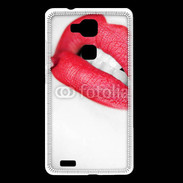 Coque Huawei Ascend Mate 7 bouche sexy rouge à lèvre gloss crayon contour