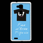 Coque Huawei Ascend Mate 7 Troisième ligne D Bonus offensif-défensif Bleu 2