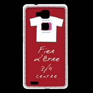 Coque Huawei Ascend Mate 7 3/4 centre D Bonus offensif-défensif Rouge