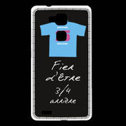 Coque Huawei Ascend Mate 7 3/4 arrière Bonus offensif-défensif Noir 2