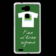 Coque Huawei Ascend Mate 7 Soigneur Bonus offensif-défensif Vert