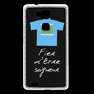 Coque Huawei Ascend Mate 7 Soigneur Bonus offensif-défensif Noir 2