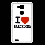 Coque Huawei Ascend Mate 7 I love Barcelona