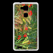 Coque Huawei Ascend Mate 7 DP Coquelicot dans un champs de blé