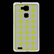 Coque Huawei Ascend Mate 7 pois gris & vert
