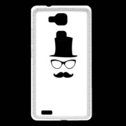 Coque Huawei Ascend Mate 7 chapeau moustache