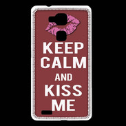 Coque Huawei Ascend Mate 7 Keep calm Girl Brique