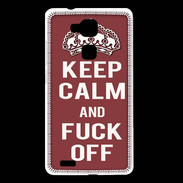 Coque Huawei Ascend Mate 7 Keep Calm Fuck Off Brique